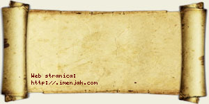 Janko Crnjin vizit kartica